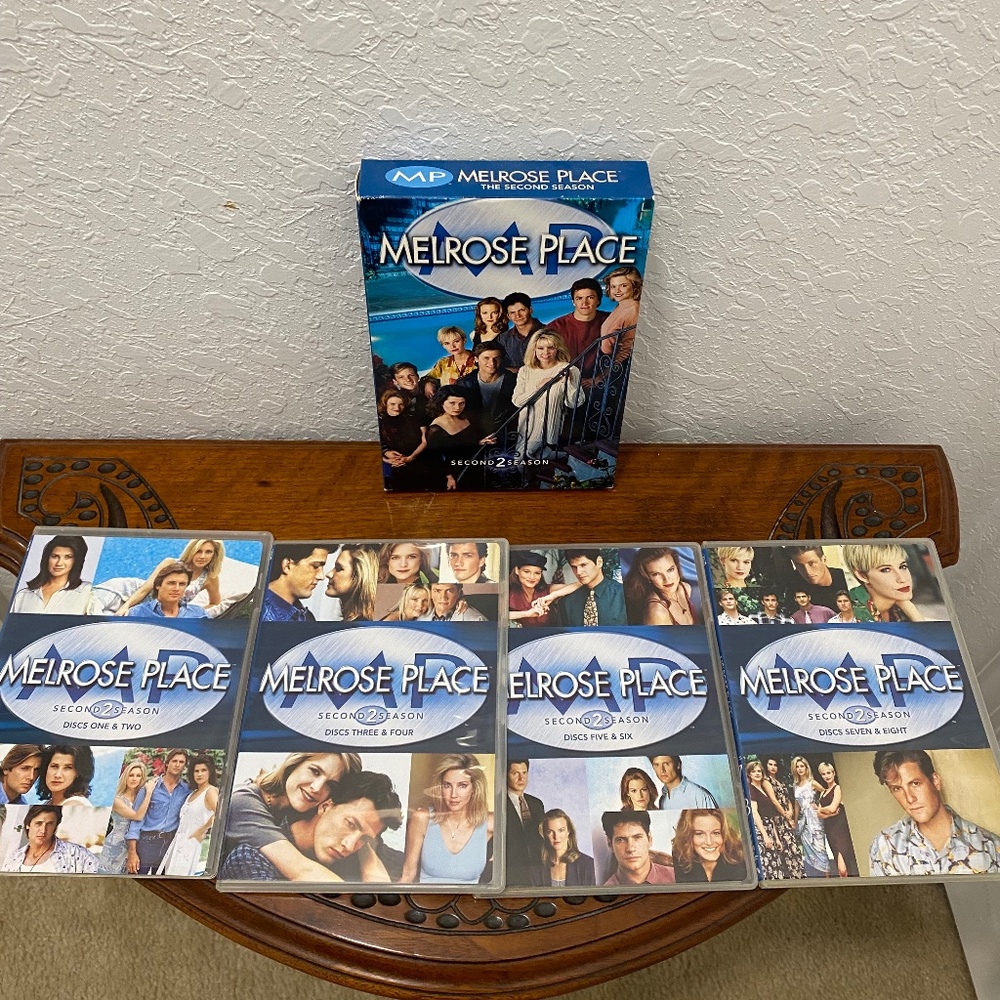Melrose Place, Second Season, 4 DVD's, don't miss out! Pure nostalgia!